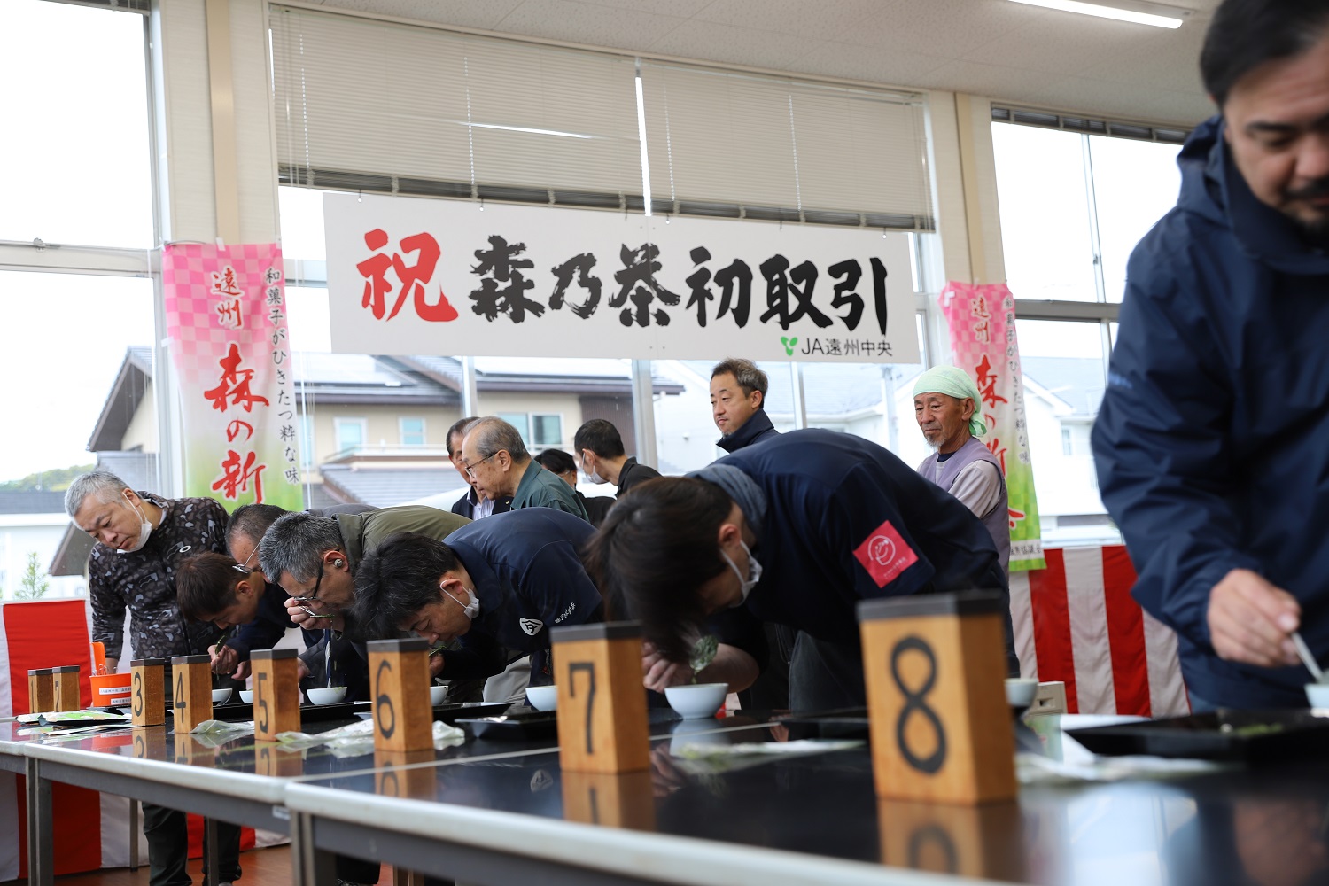 祝　新茶初取引！【袋井・森】